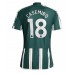 Manchester United Casemiro #18 Venkovní Dres 2023-24 Krátkým Rukávem